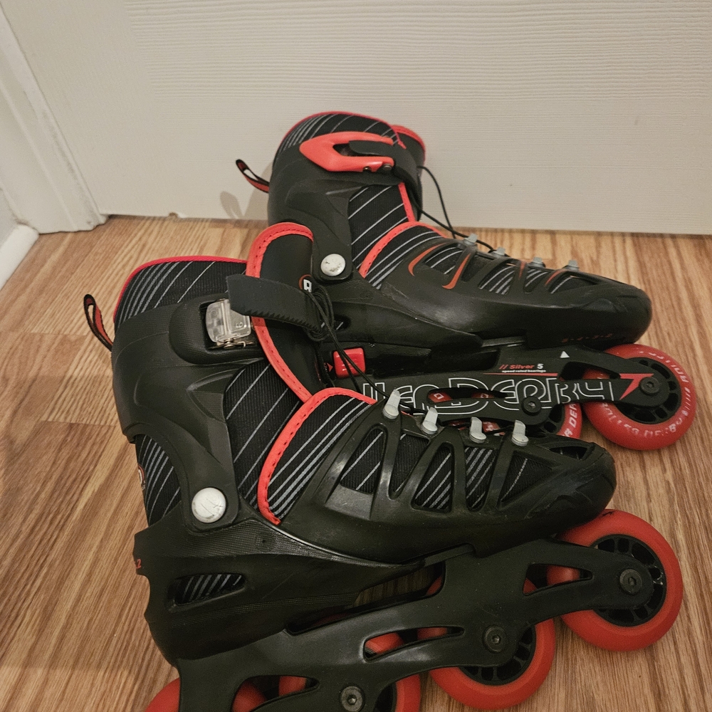Black and Red Rollerblades